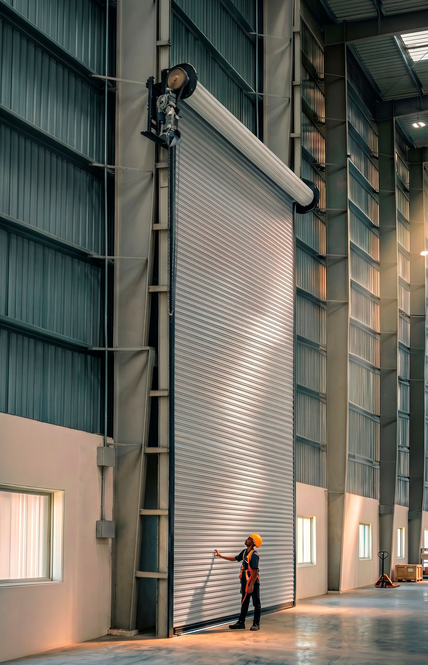 Industrial rolling shutters and high speed doors by Glide Master in Kerala
