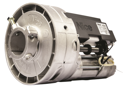 Centre drive motor option for rolling shutters